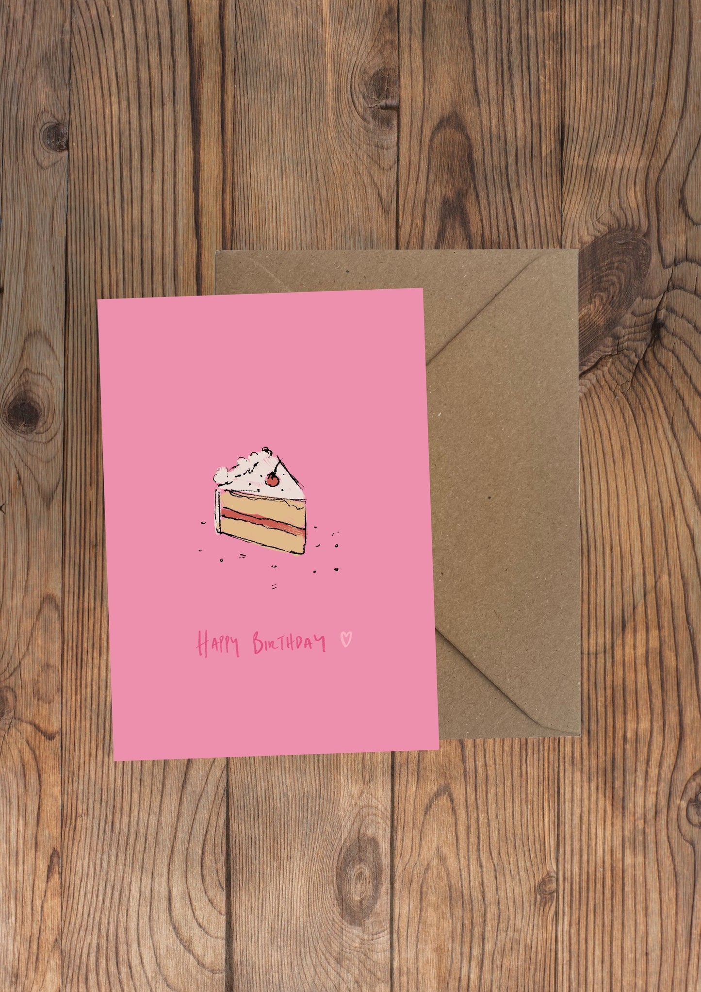 Birthday Cake Greeting Card