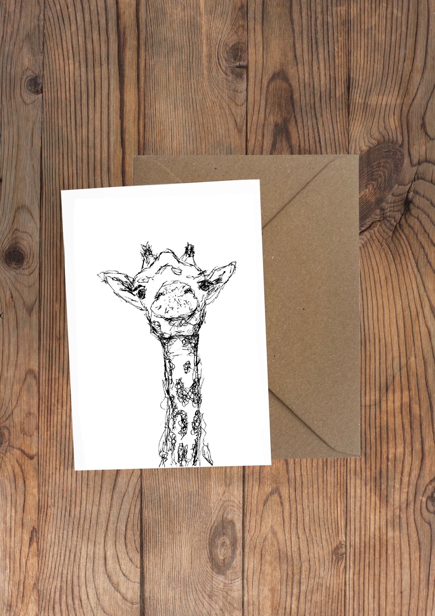 Jimmy Giraffe Greeting Card