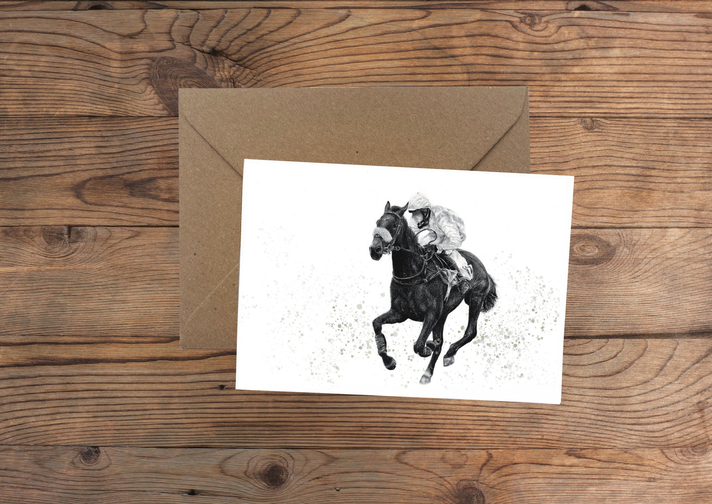 Racing Green Greeting Card