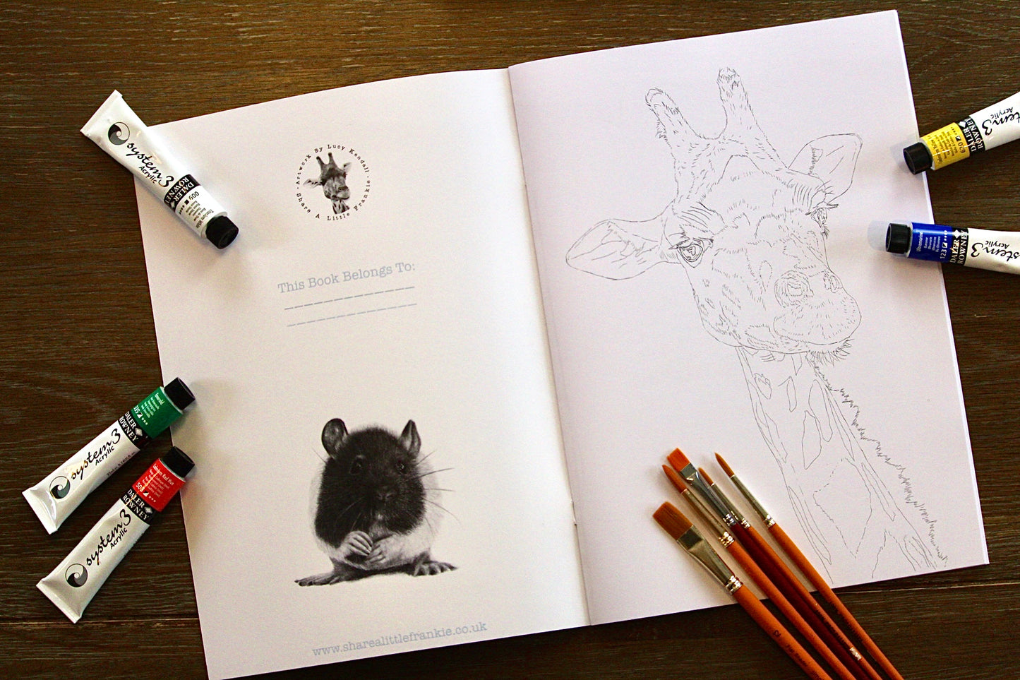 Colouring Book For Adults & Children