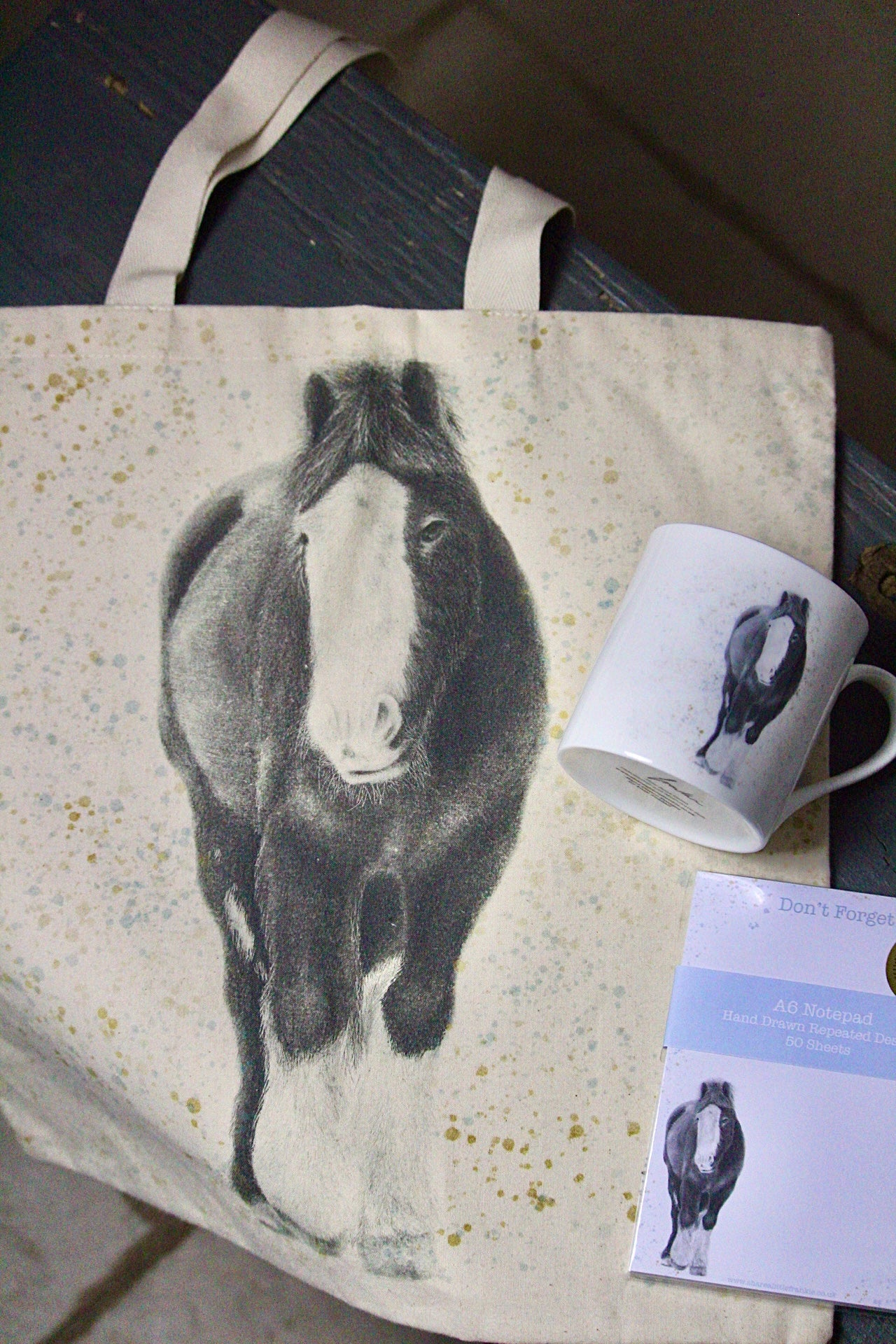 Herbie Horse Tote Bag