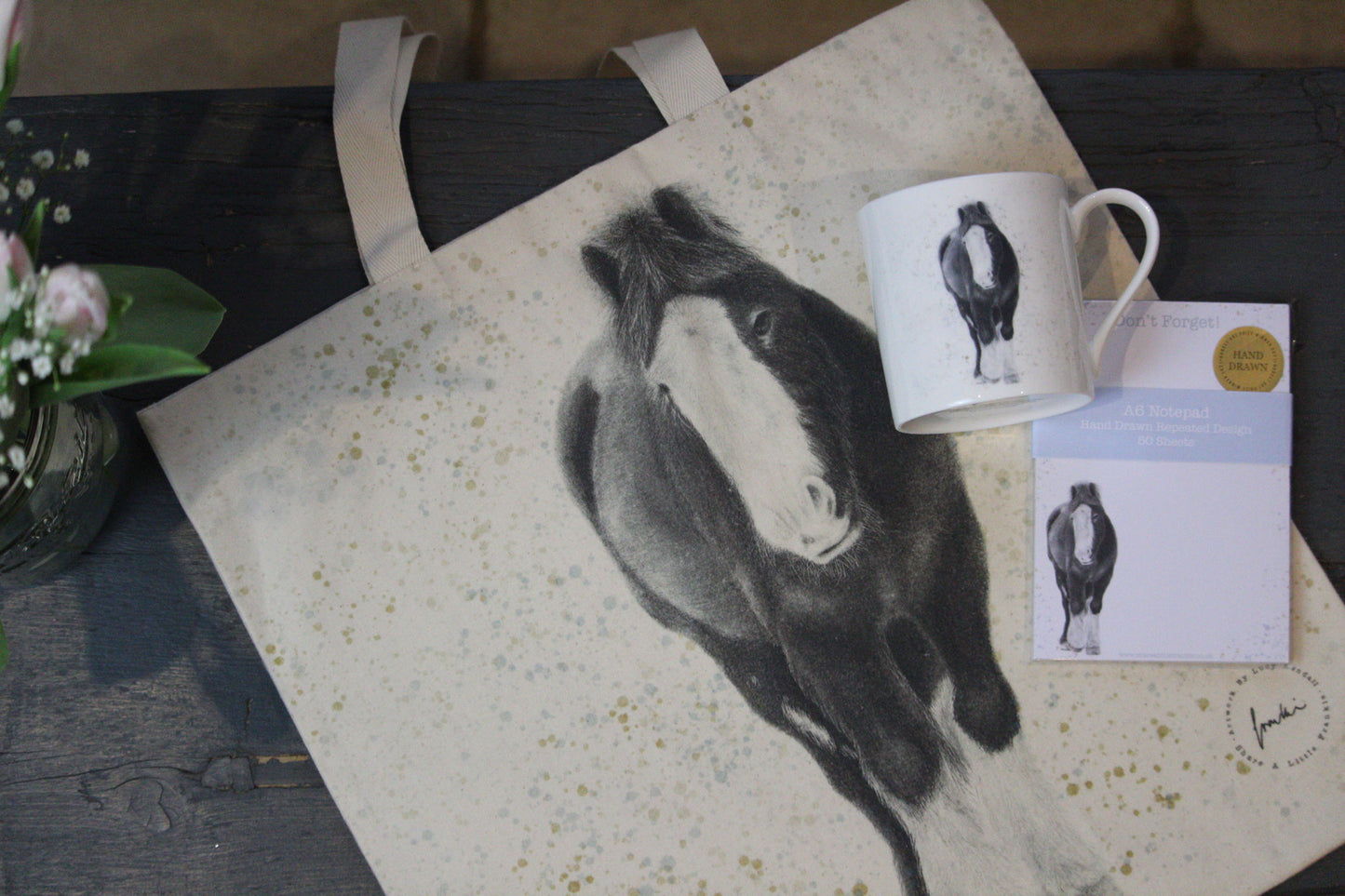 Herbie Horse Tote Bag