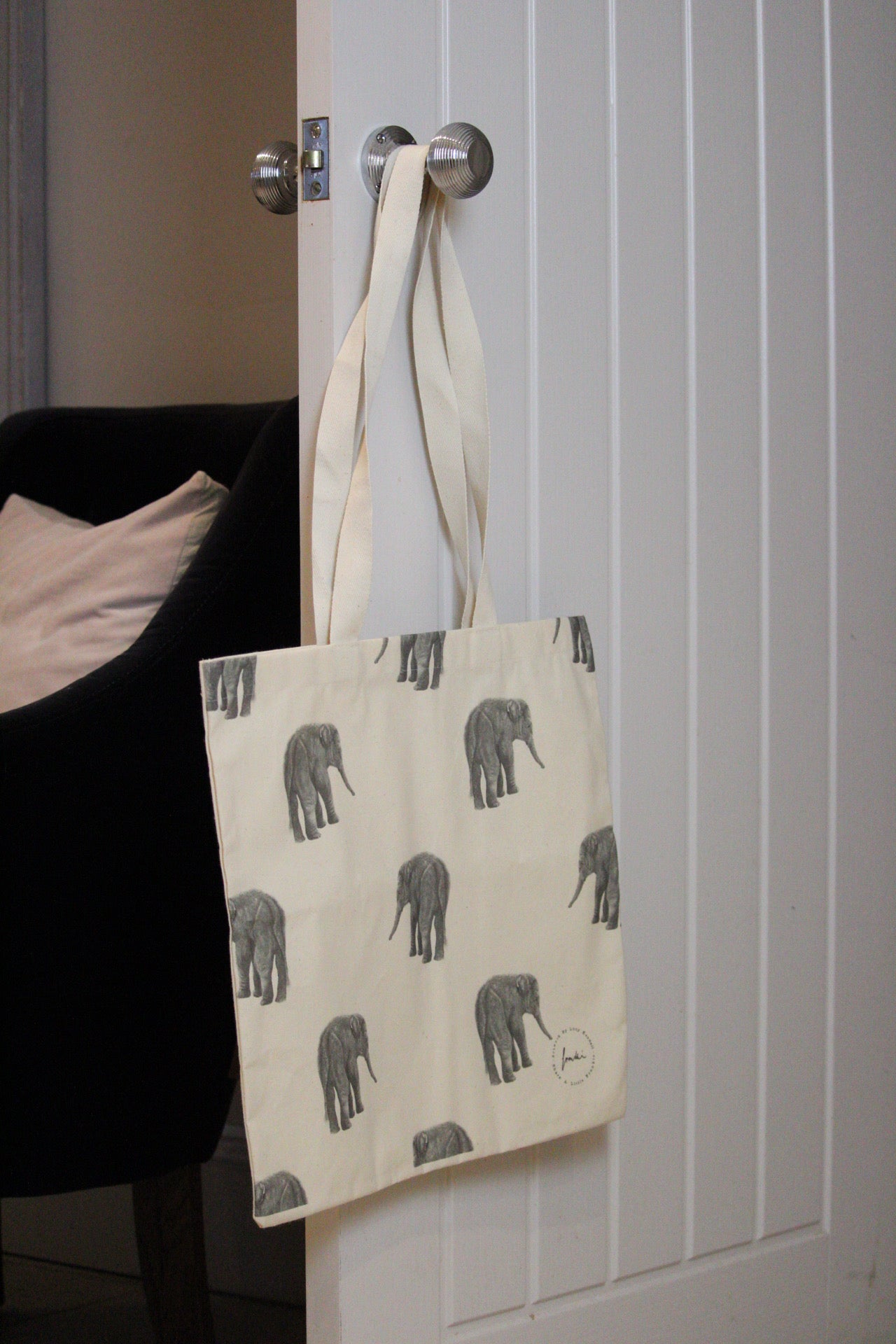 Huey Elephant Tote Bag