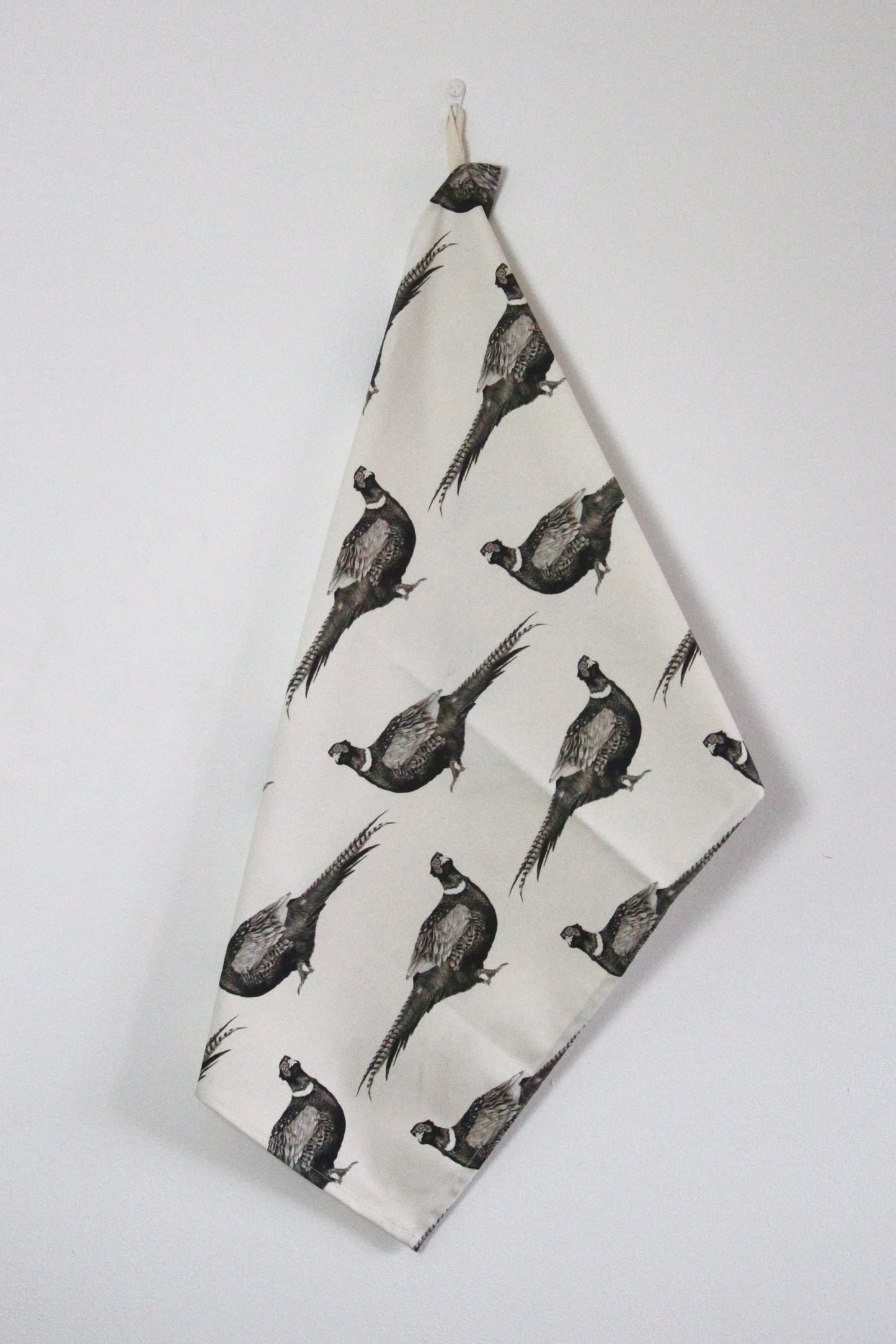 Mr Pheasant Tea Towel 100% Organic Cotton