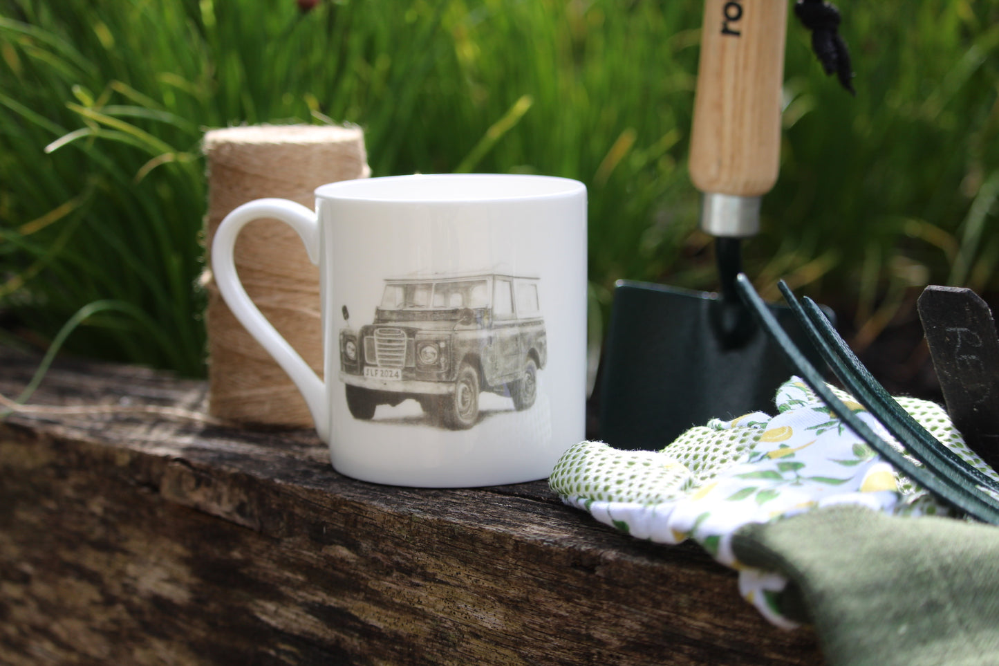 Land Rover Series 2/3 Fine Bone China Mug