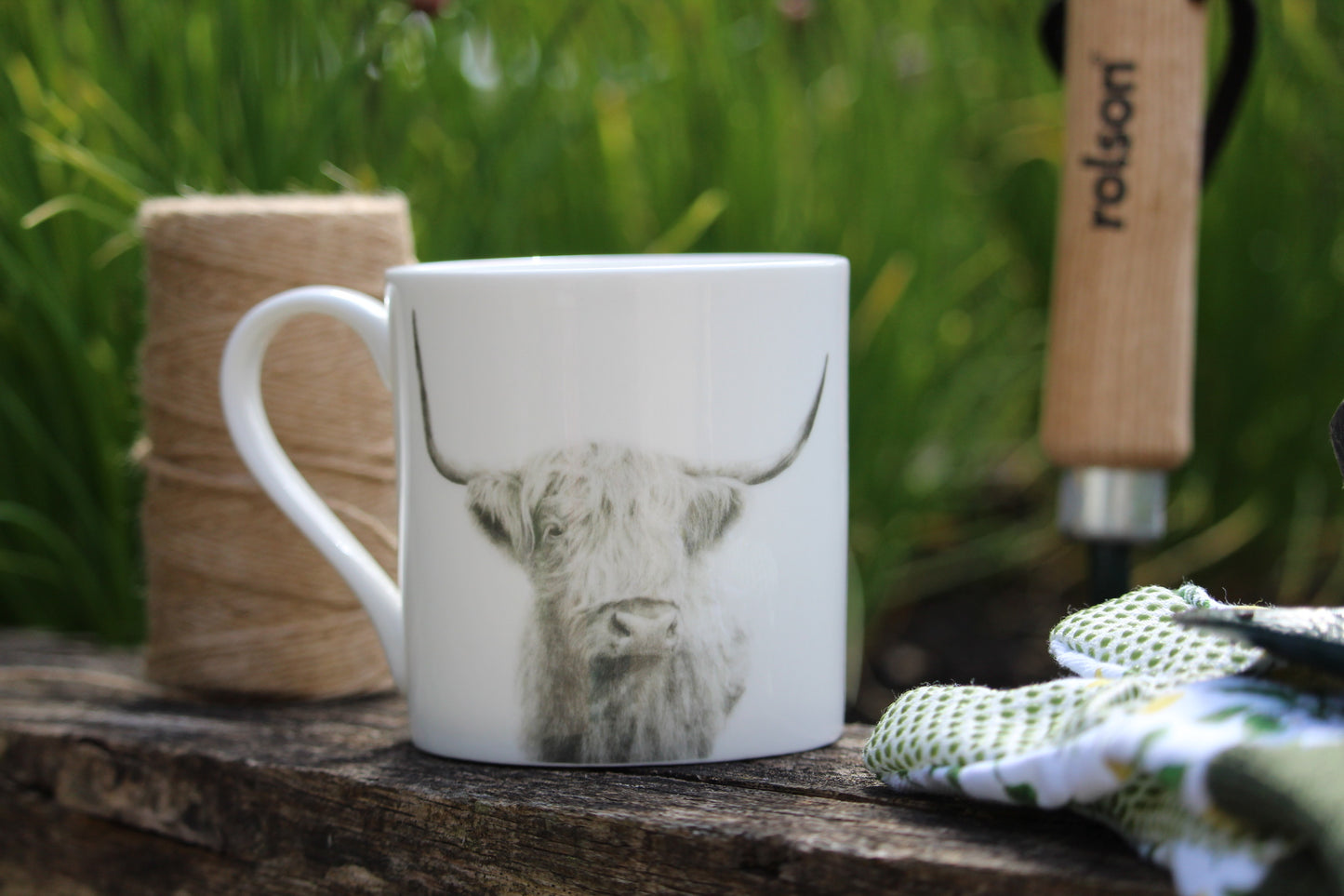 Highland Cow Fine Bone China Mug