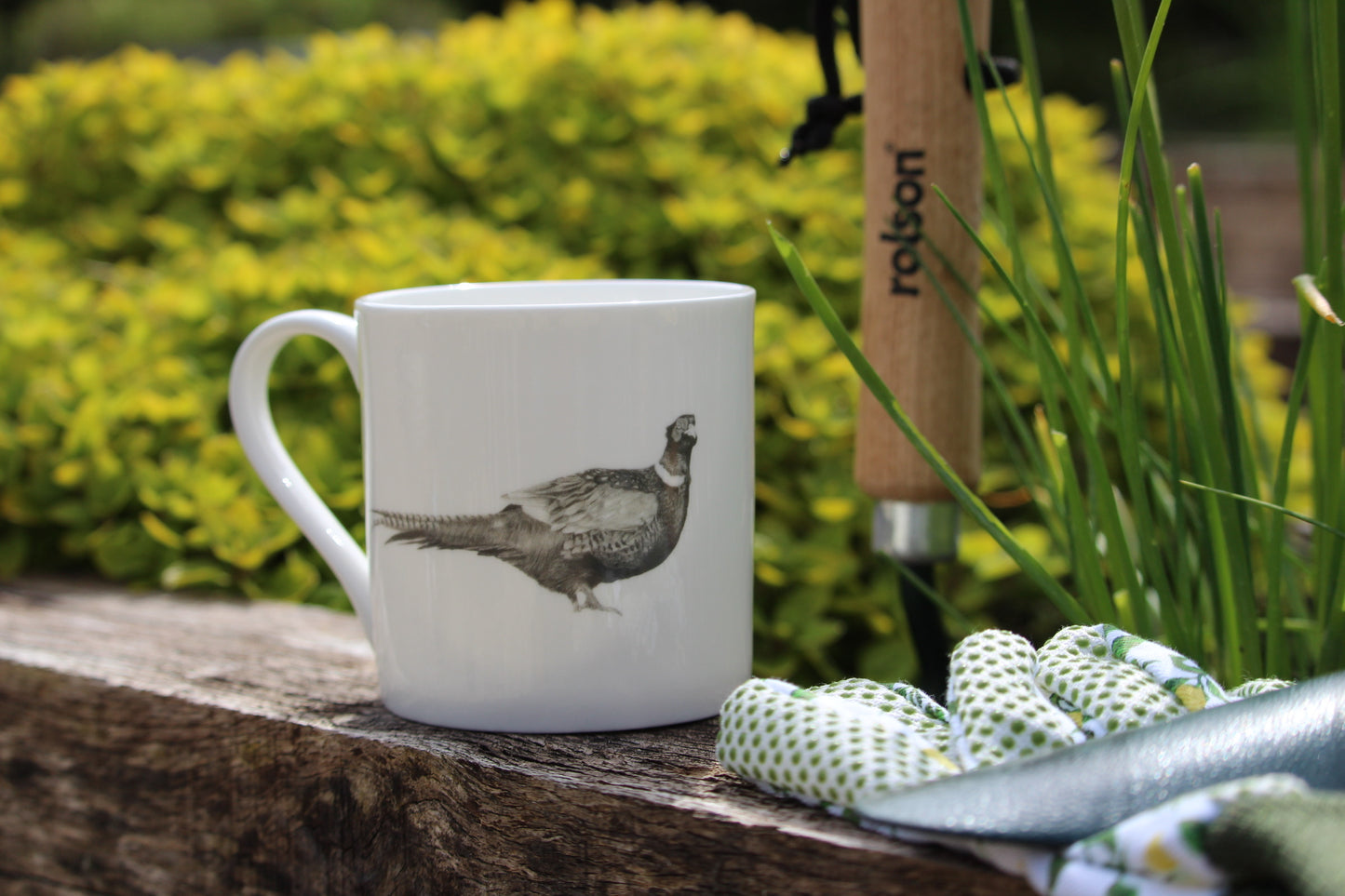 Pheasant Fine Bone China Mug