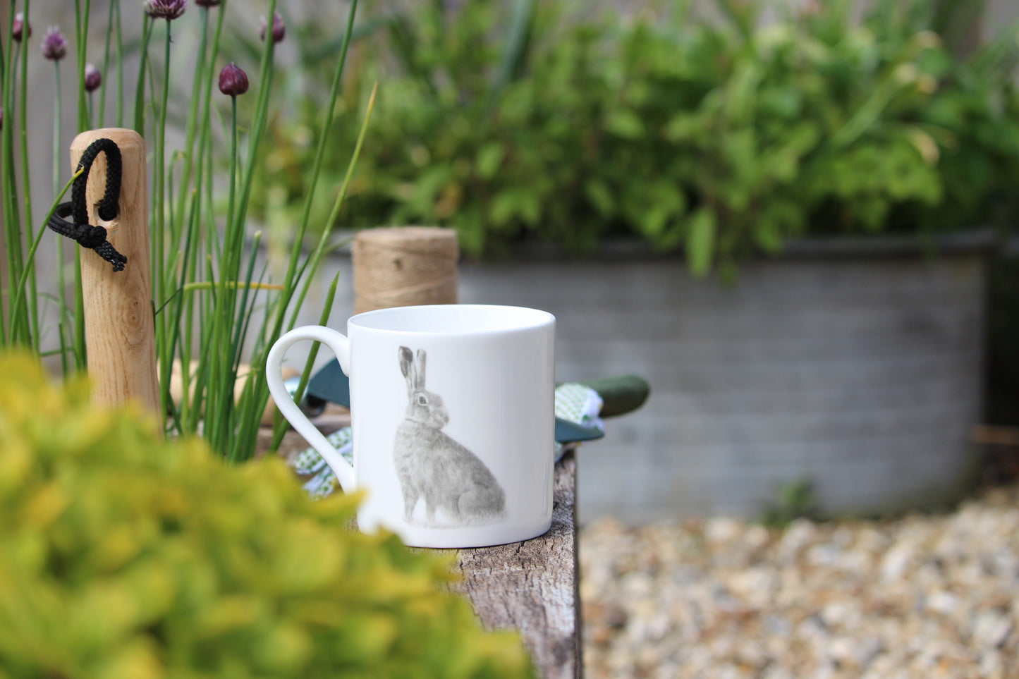 Moe Hare Fine Bone China Mug