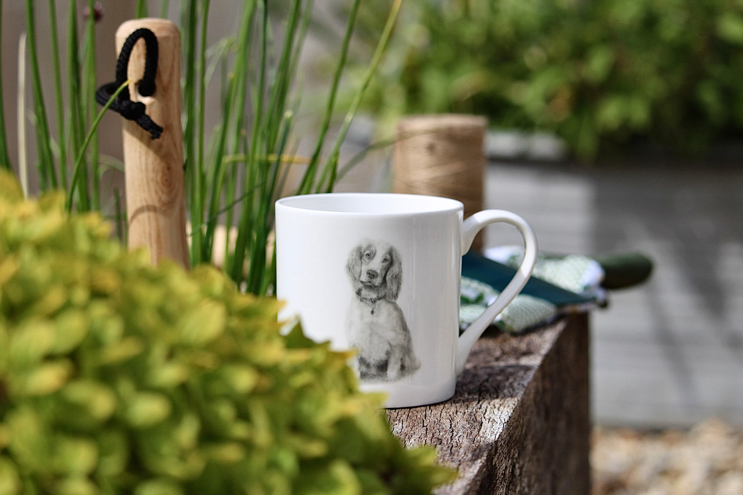 Rue Spaniel Fine Bone China Mug