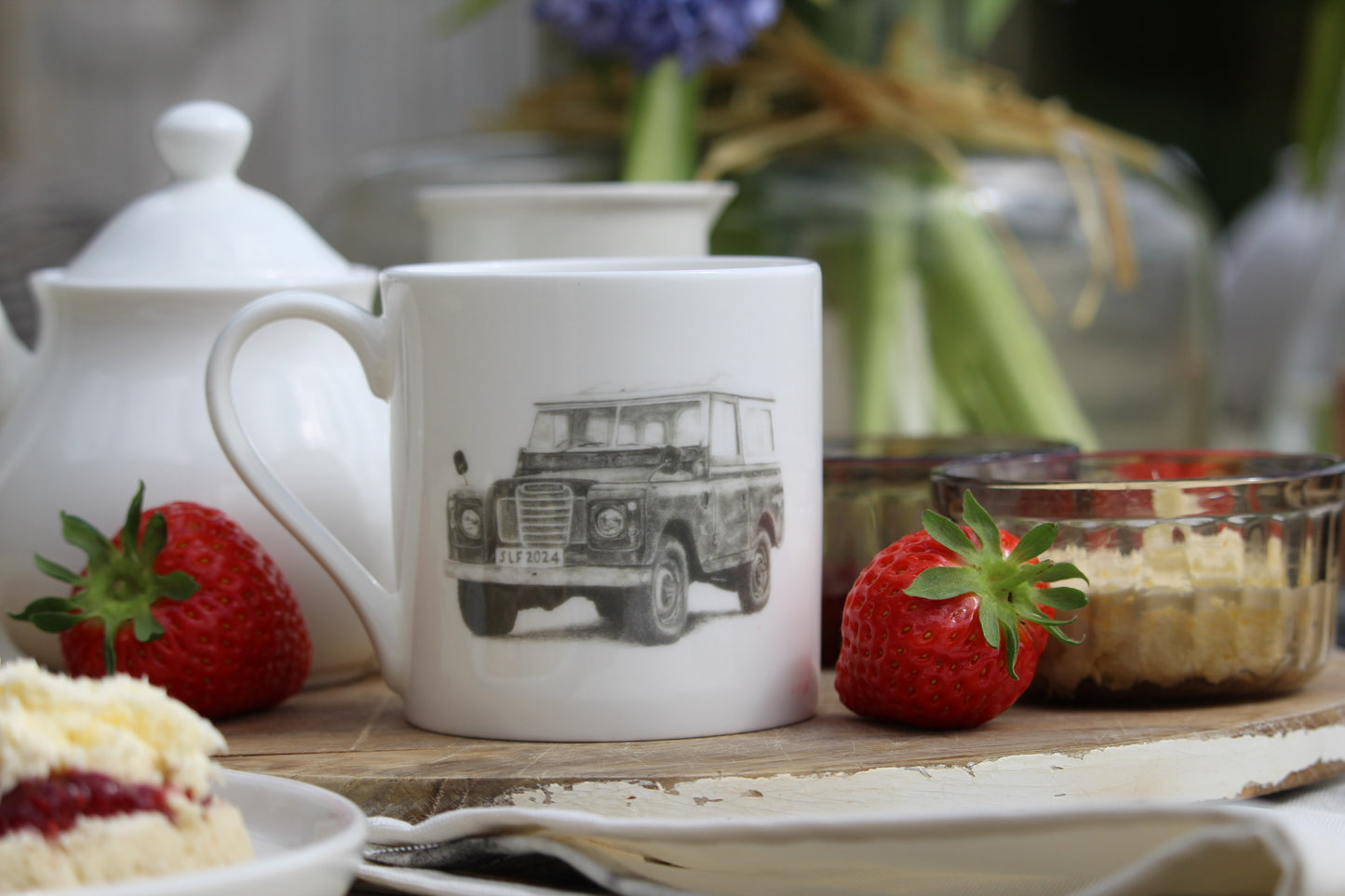 Land Rover Series 2/3 Fine Bone China Mug