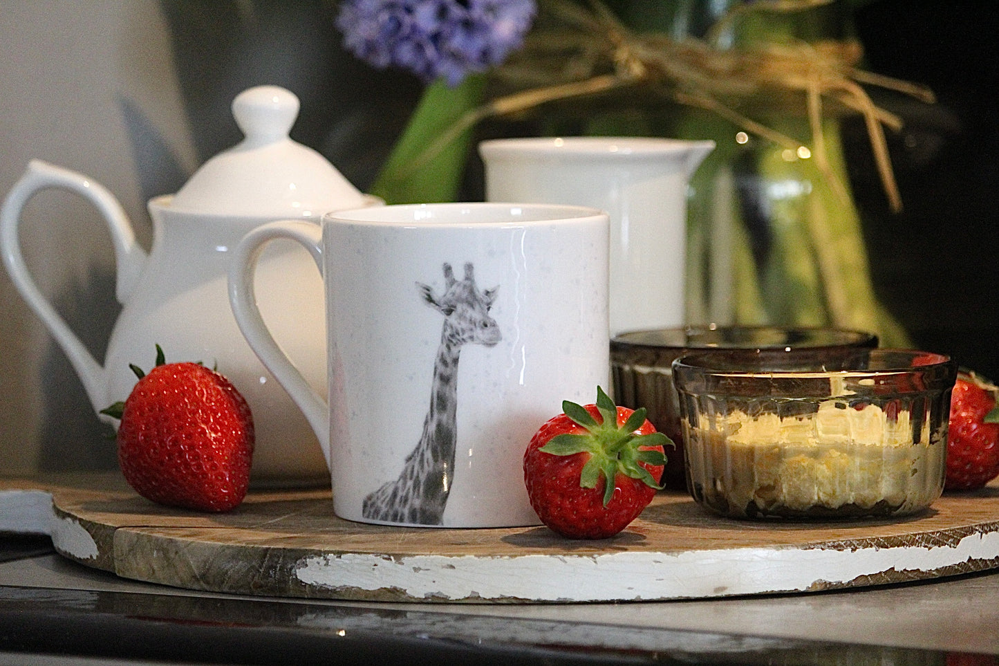 Isabella Giraffe Fine Bone China Mug