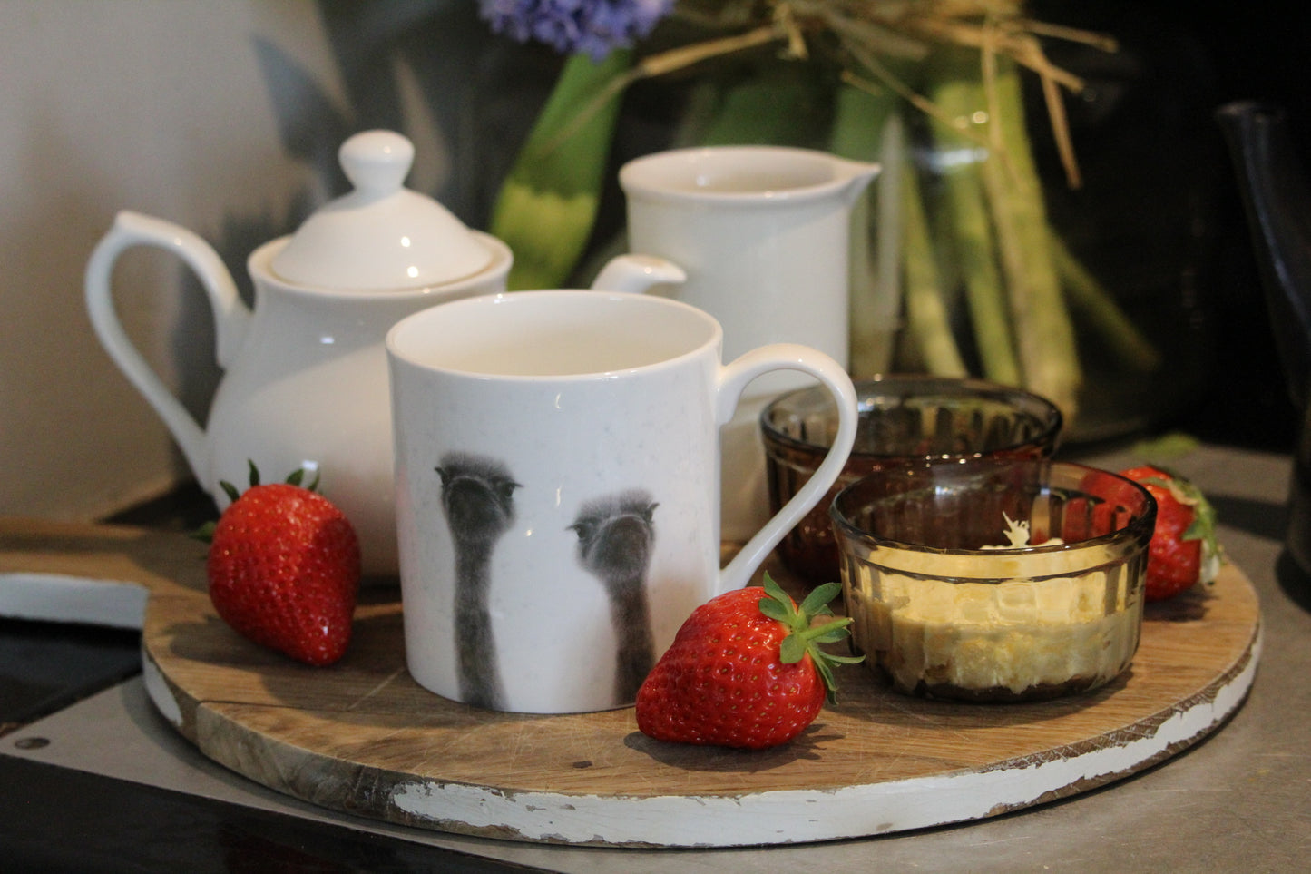 Ollie & Olive Ostrich Fine Bone China Mug