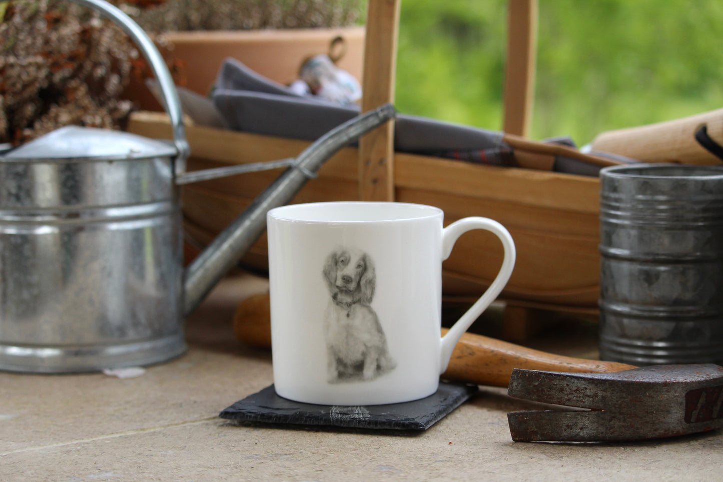 Rue Spaniel Fine Bone China Mug