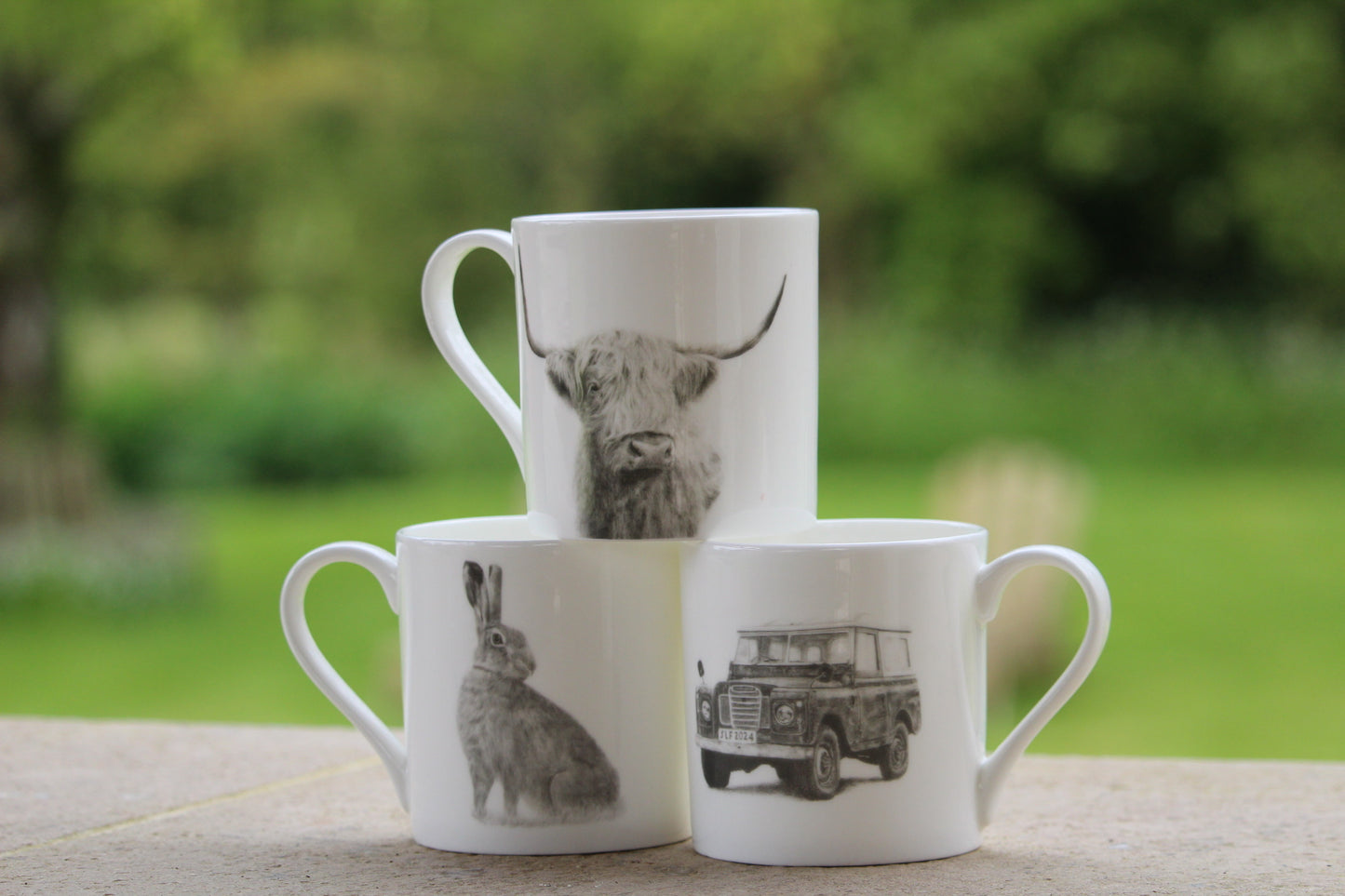 Moe Hare Fine Bone China Mug