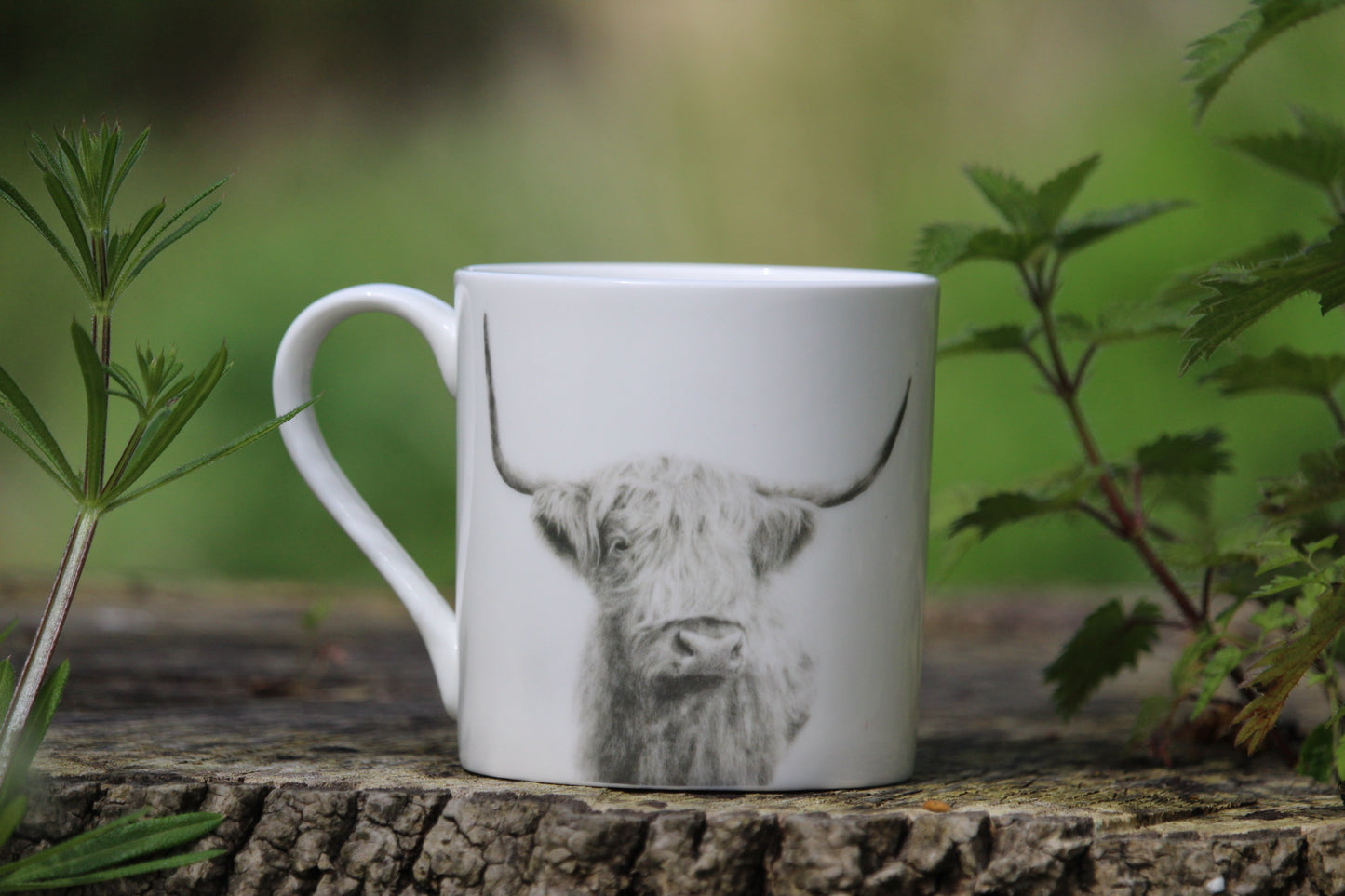 Highland Cow Fine Bone China Mug