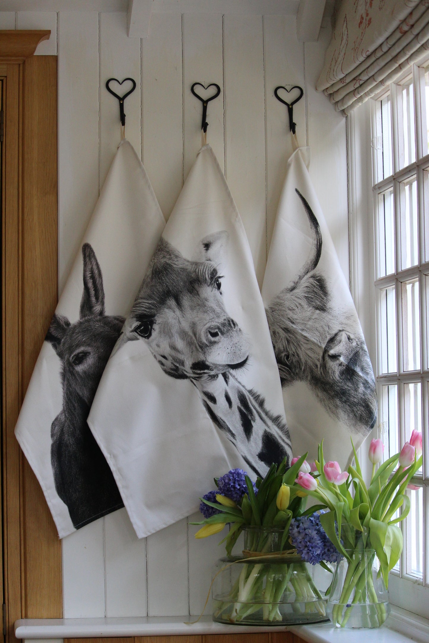 Dexter Donkey Tea Towel 100% Organic Cotton