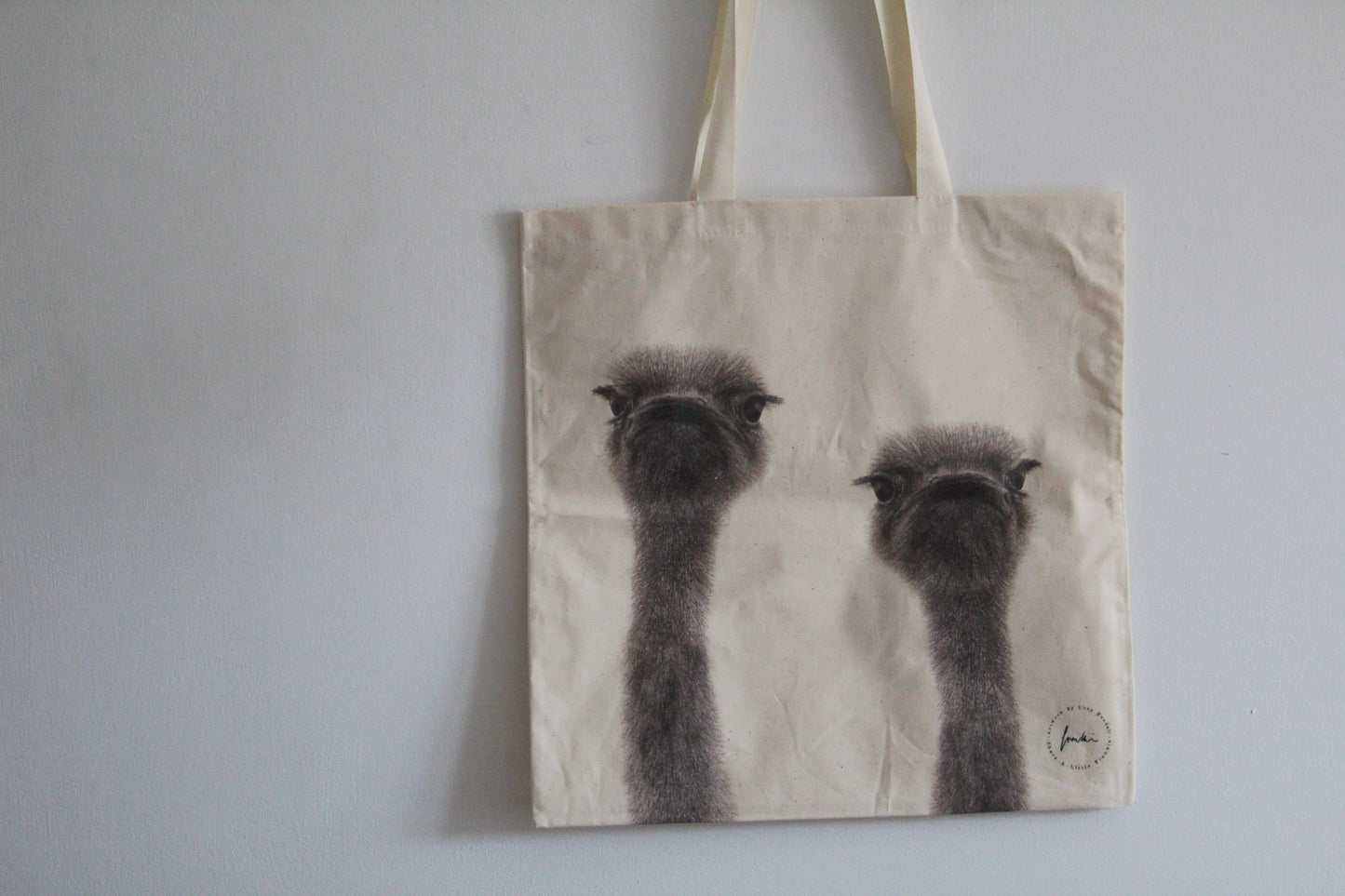 Ollie and Olive Ostrich Tote Bag