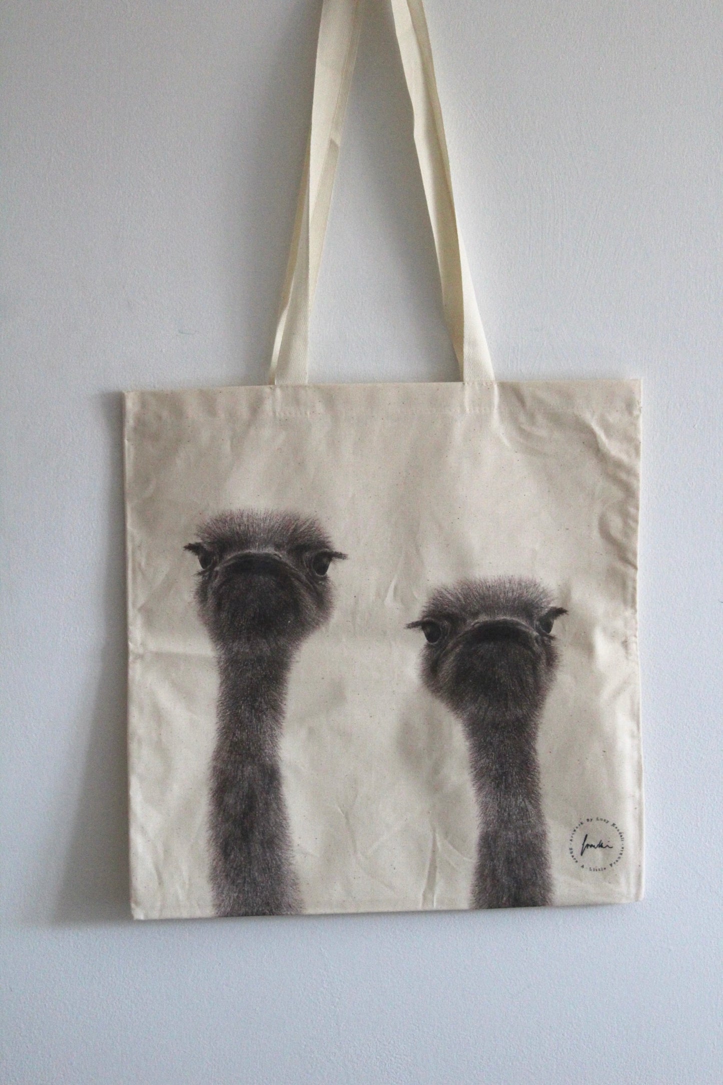 Ollie and Olive Ostrich Tote Bag