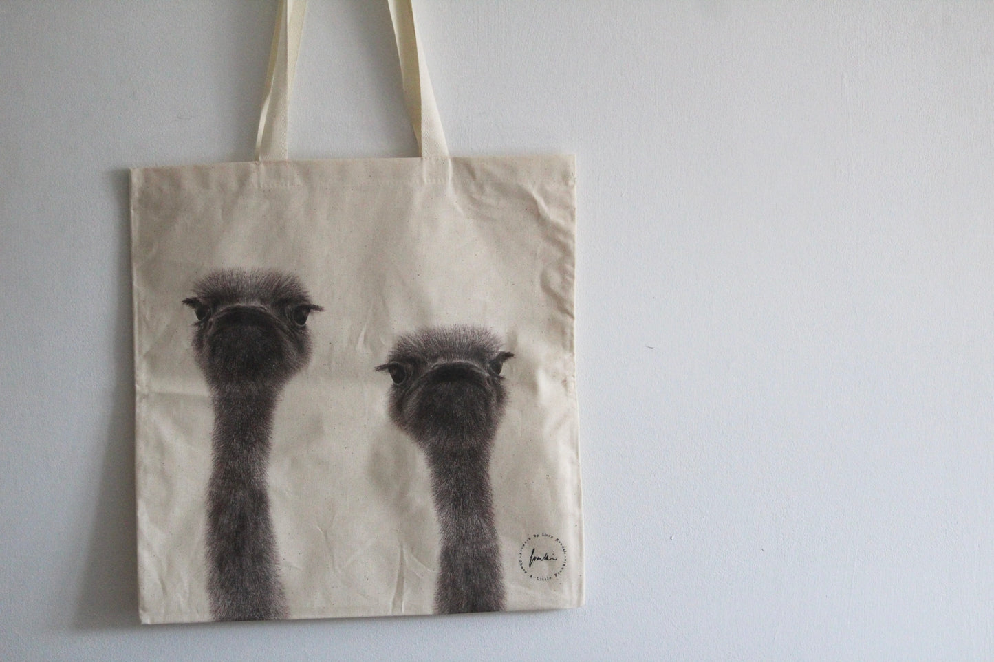 Ollie and Olive Ostrich Tote Bag