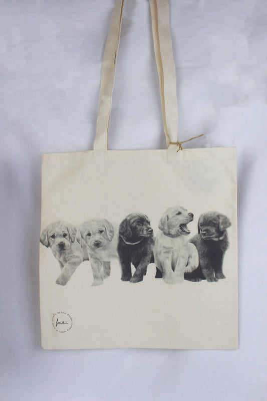 Puppies Tote Bag