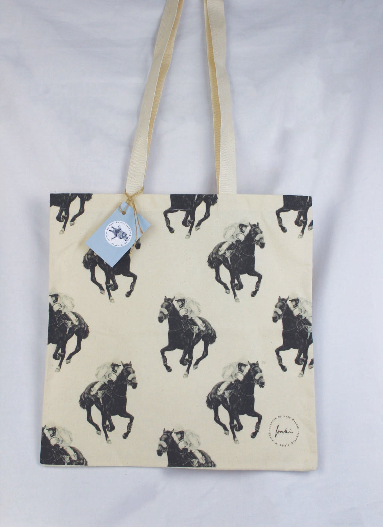 Racehorse Tote Bag