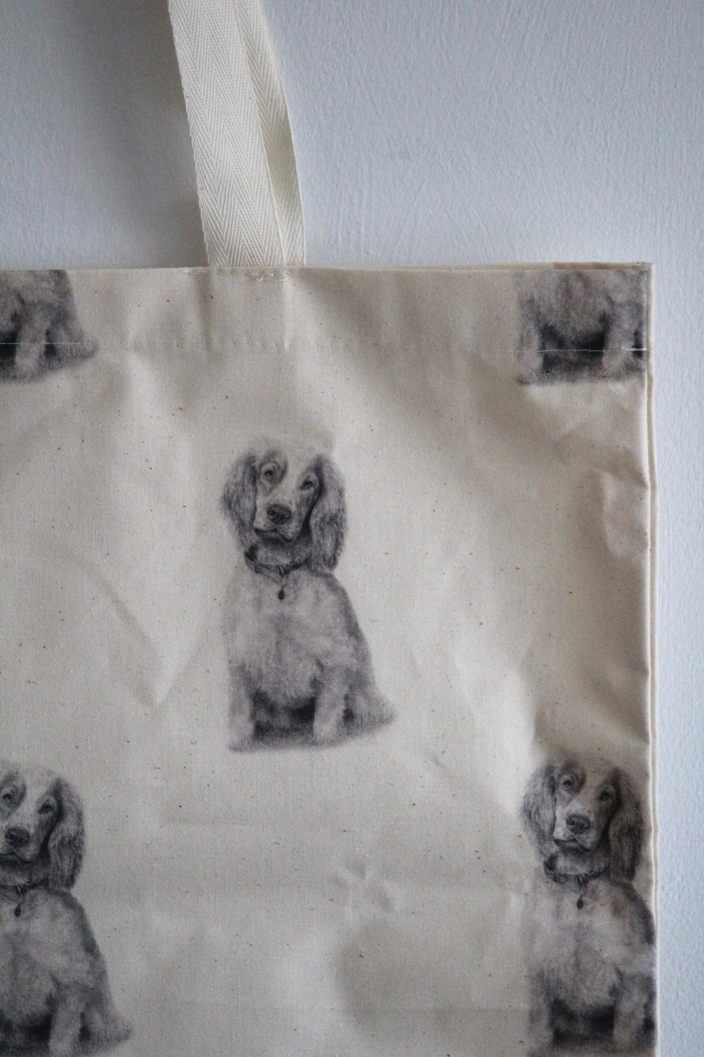 Spaniel Dog Tote Bag