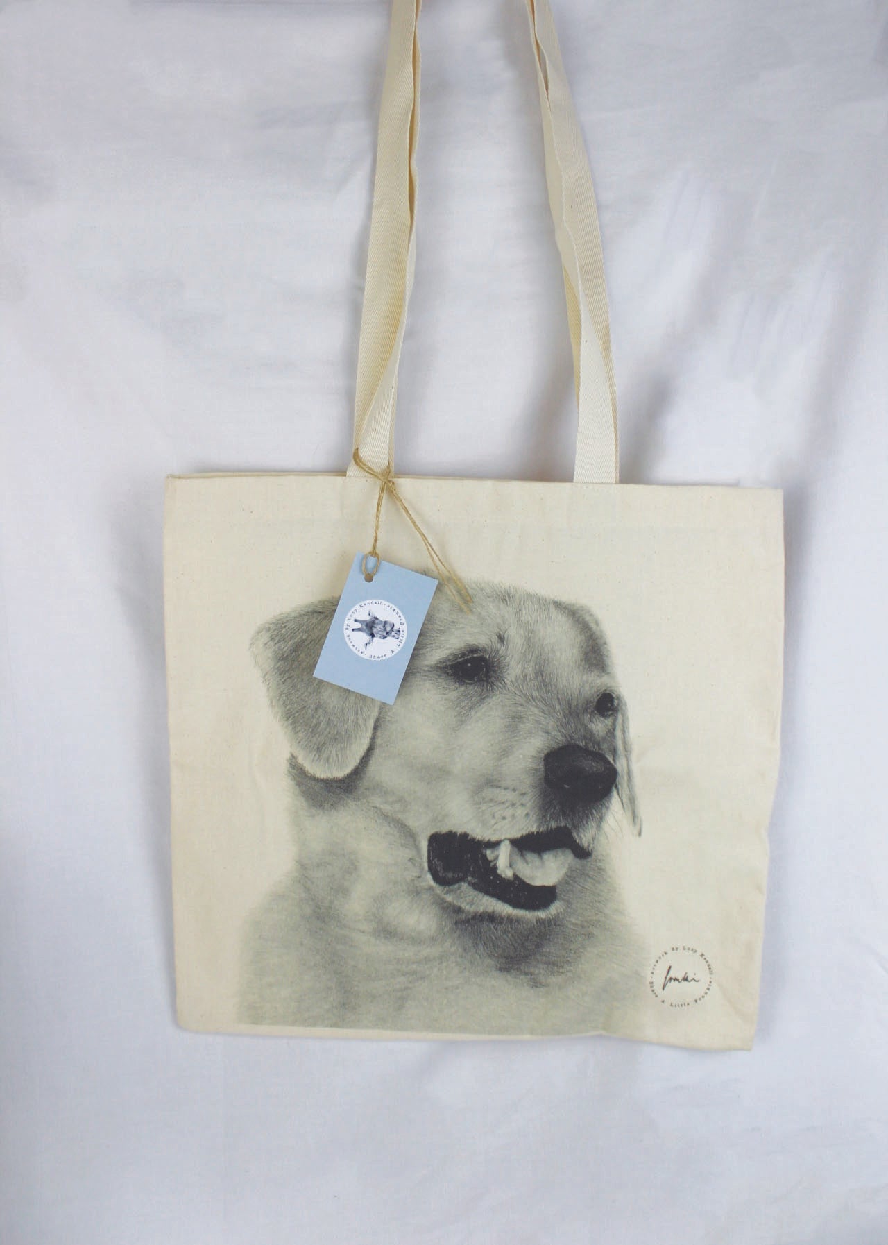 Scrumpy Labrador Tote Bag