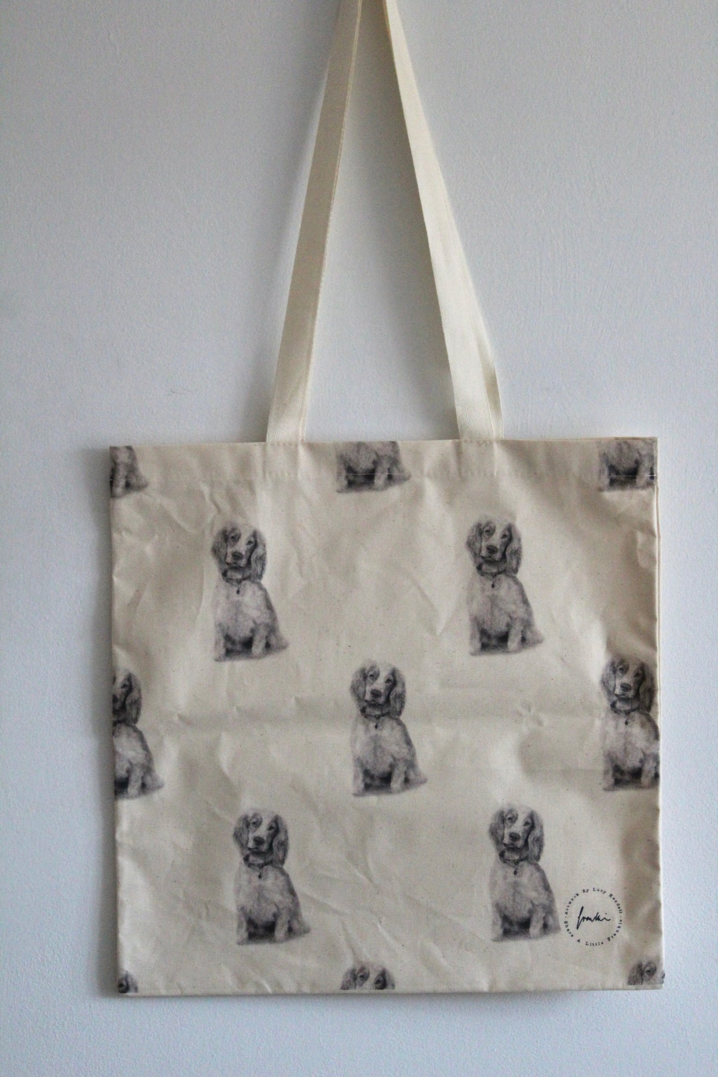 Spaniel Dog Tote Bag