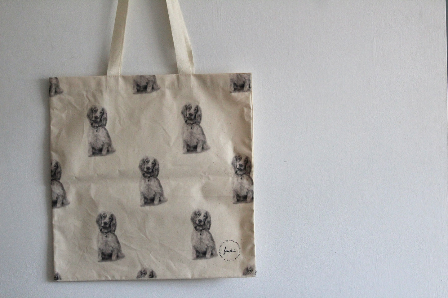 Spaniel Dog Tote Bag