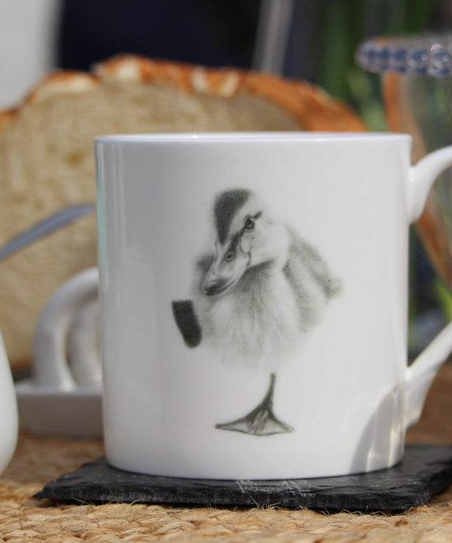 Dottie Duck | Fine Bone China Mug | Duckling Animal Illustration image 0