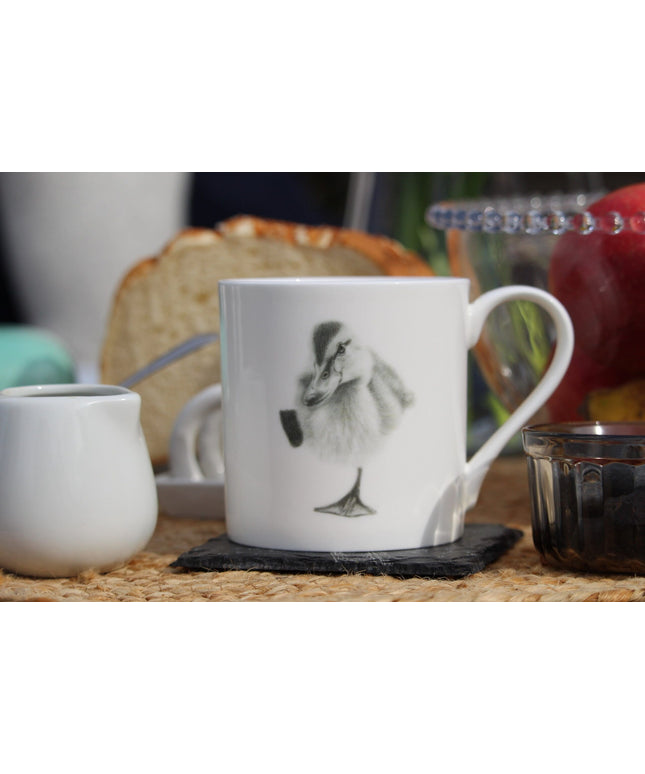 Dottie Duck | Fine Bone China Mug | Duckling Animal Illustration image 0