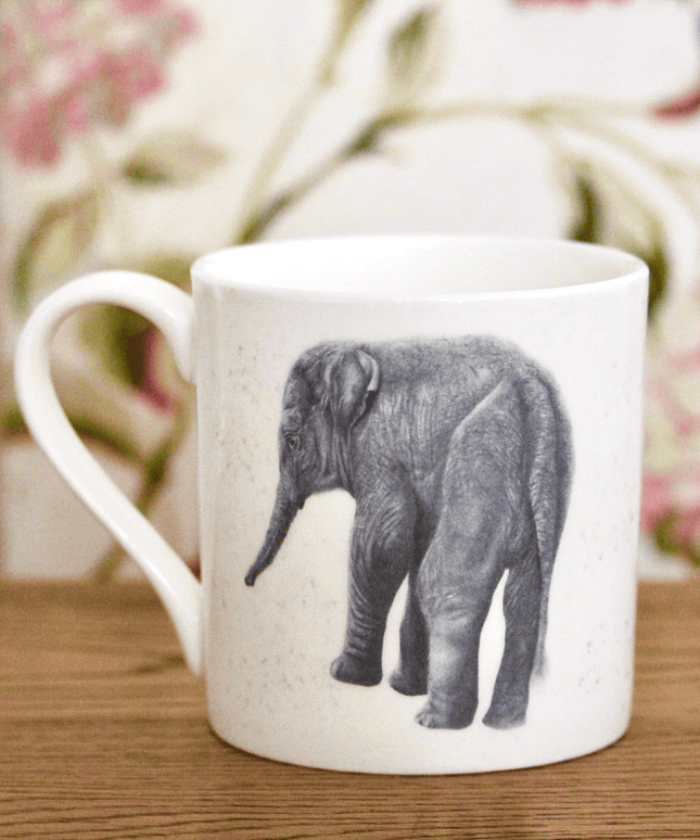 Huey Elephant Fine Bone China Mug image 1