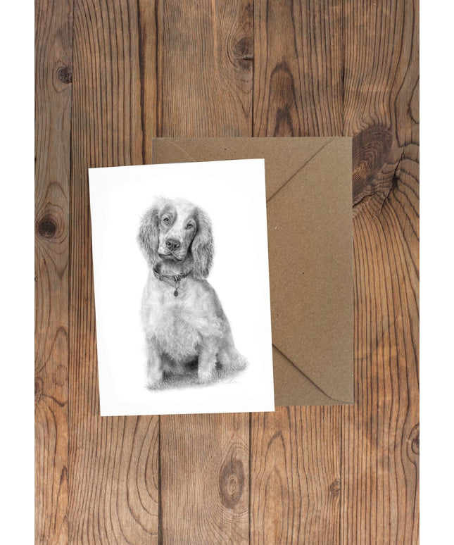 Rue Spaniel Greeting Card image 0