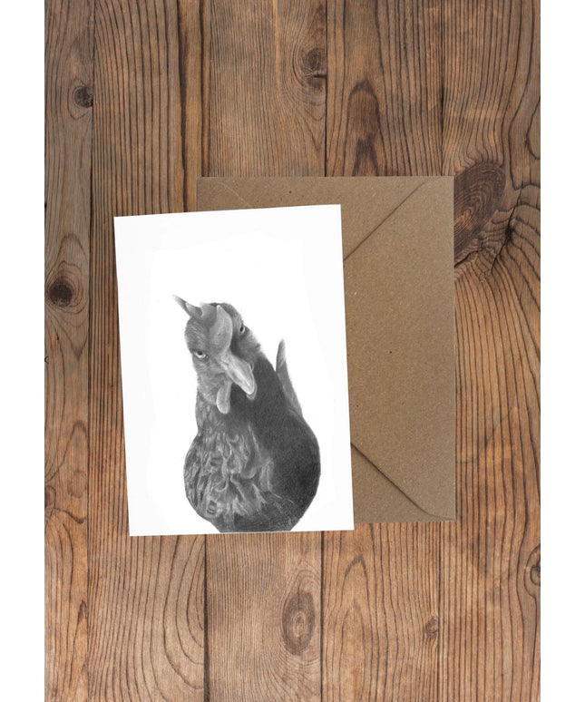 Agnes Chicken Greeting Card image 0