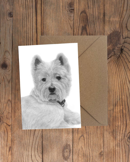 Rupert Westie Greeting Card image 0