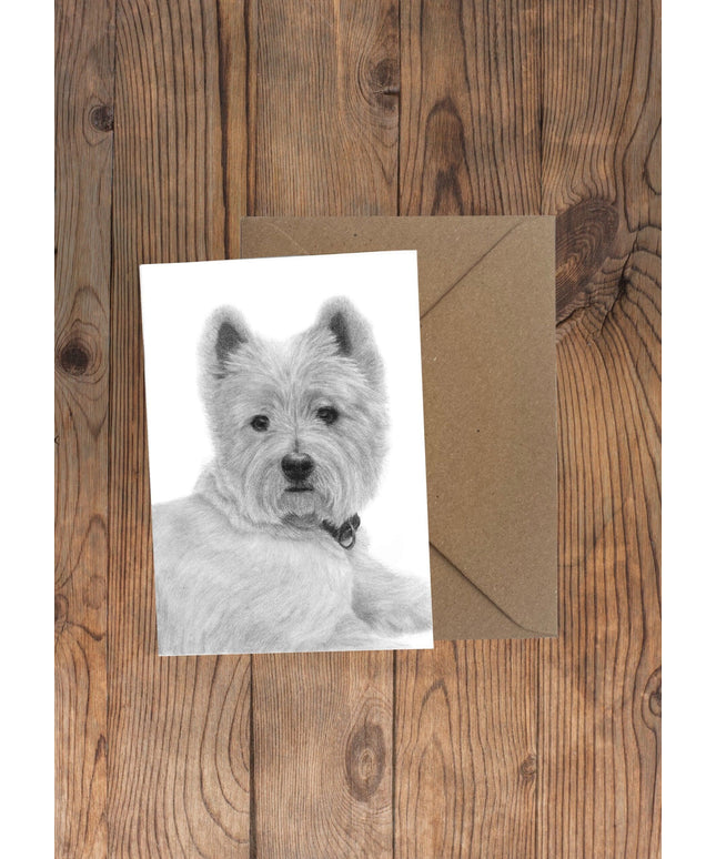 Rupert Westie Greeting Card image 0