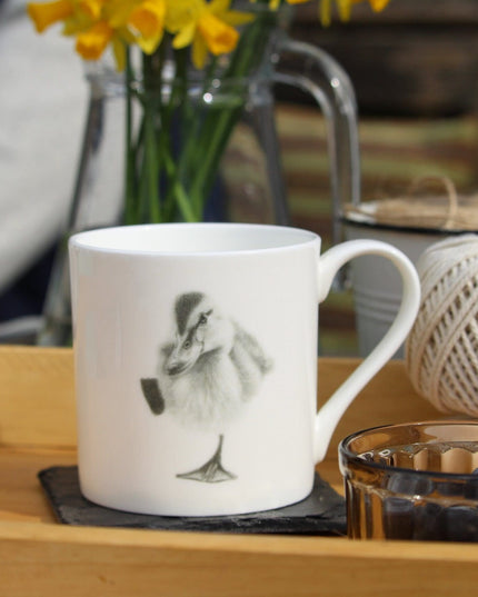 Dottie Duck | Fine Bone China Mug | Duckling Animal Illustration image 2