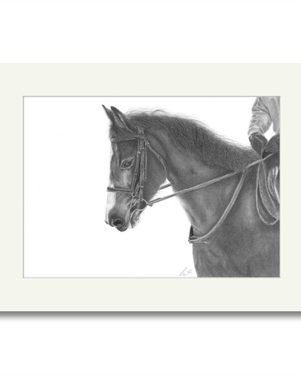 Florence Horse Mounted Print