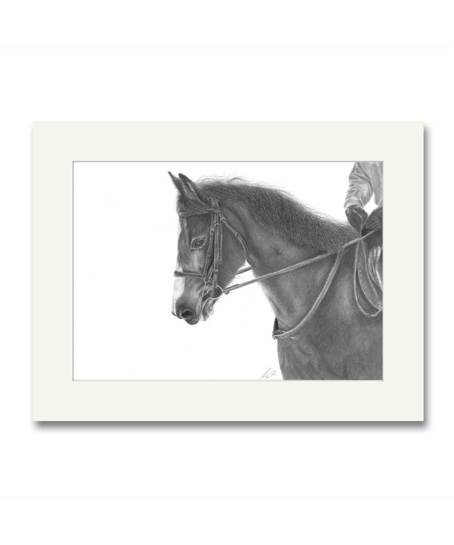 Florence Horse Mounted Print