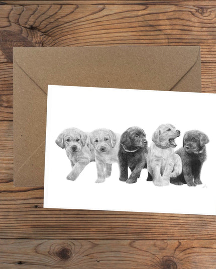 Puppies Greeting Card image 0
