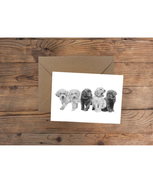 Puppies Greeting Card image 0