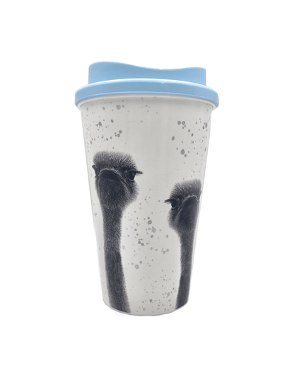 Ollie and Olive Ostrich Travel Mug image 2