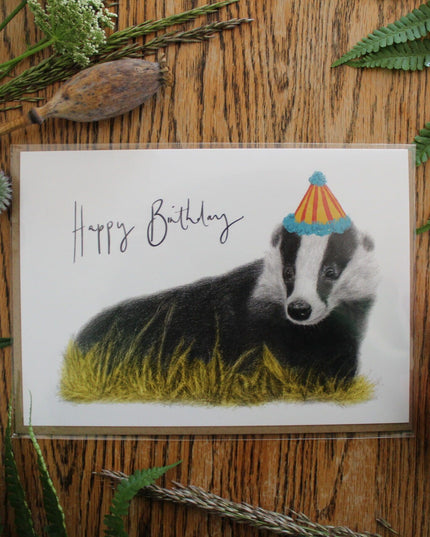Bella Badger Birthday Card image 0