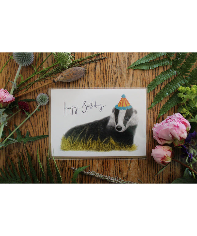 Bella Badger Birthday Card image 0