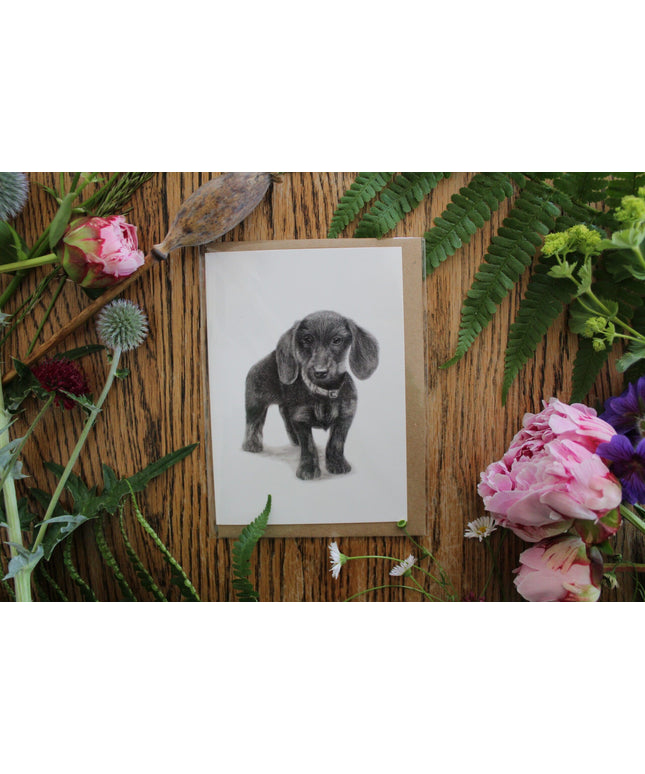 Iris Dachshund Card image 0