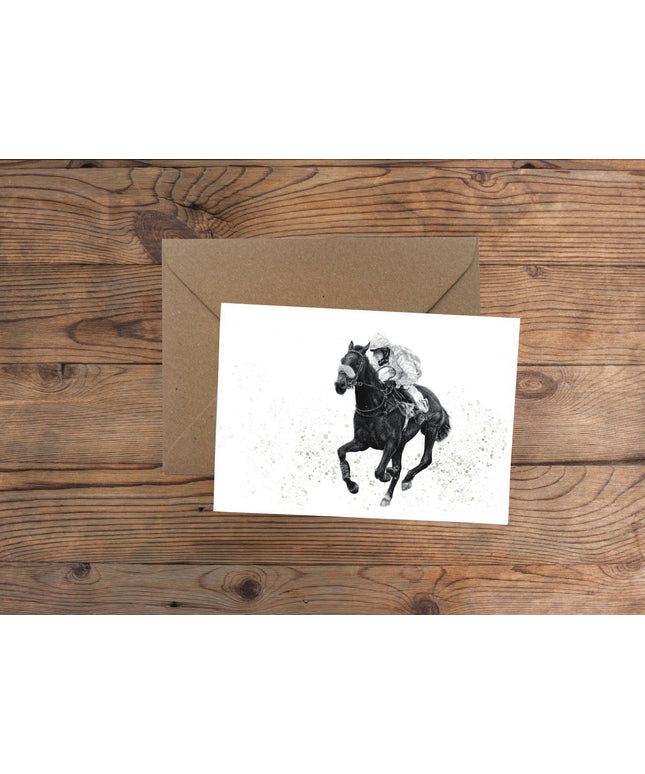 Racing Green Greeting Card image 0