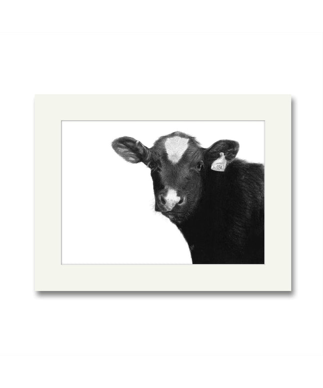 Rawston Calf Mounted Print image 0