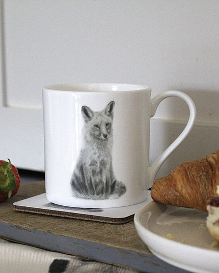 Phoebe Fox Illustration Fine Bone China Mug image 0