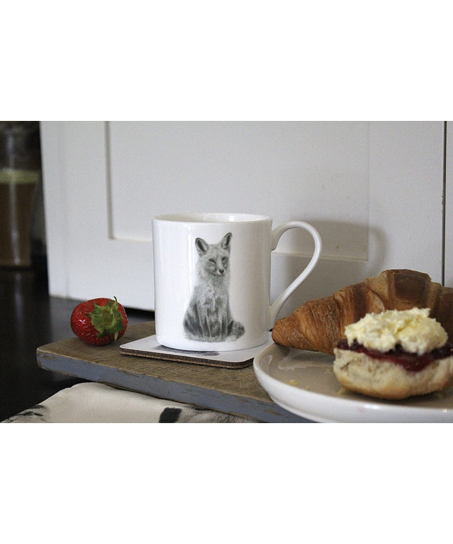 Phoebe Fox Illustration Fine Bone China Mug image 0