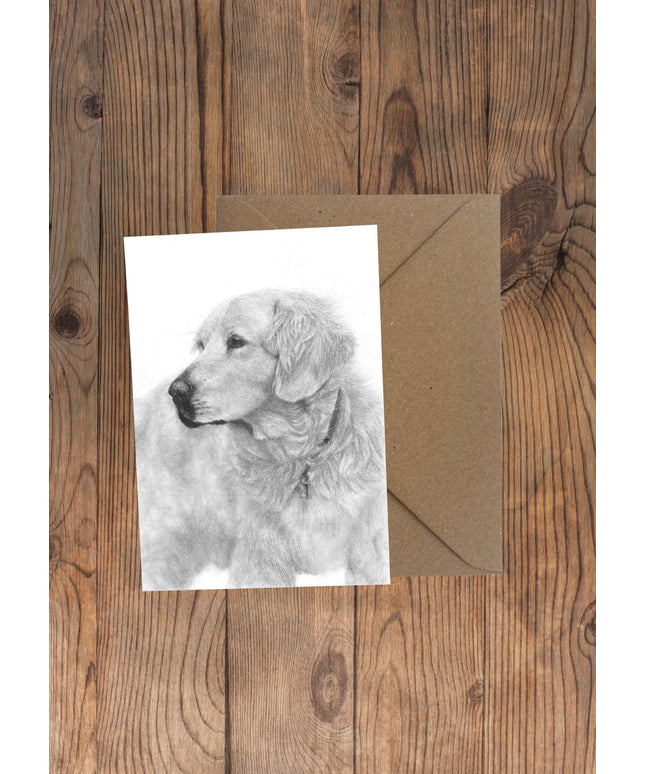 Jessie Golden Retriever Greeting Card image 0